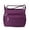 Purple, variant on YOUSNH Womens Multi Pocket Casual Waterproof Crossbody Handbags Shoulder Messenger Bag for Travel Hiking Daily Shoulder Bags Purple