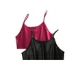 thumbnail image 3 of INSPIRE CHIC Camisole à Bretelles Intégrales pour Femmes Grande Taille avec Ourlet Feuille de Lotus, 3 of 5