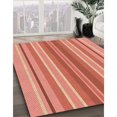 thumbnail image 3 of Ahgly Company Tapis de Zone Carré Orange Lavable en Machine, 5 Pieds Carré, 3 of 7