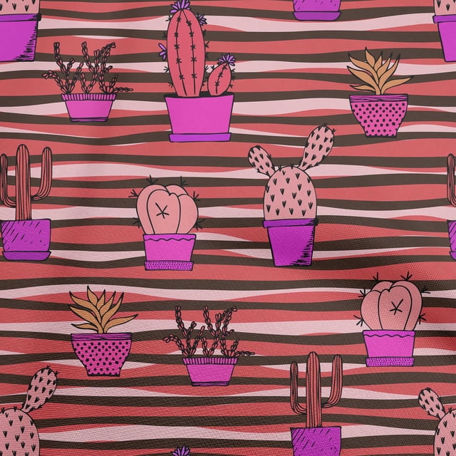 oneOone Rayon Pastel Red Fabric Kawai Sewing Craft Projects Fabric Prints By Yard 56 Inch Wide-RS