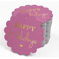 thumbnail image 4 of Inkdotpot Real Gold Foil Happy Holiday Tags Favor Hang Paper Tags 50 Piece, 4 of 6