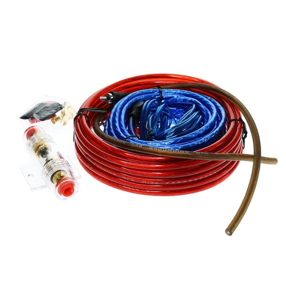 S SERENABLE Car Audio Subwoofer Amplifier AMP Wiring Kit W/ 60A Fuse Holder Replacement
