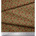 thumbnail image 2 of Soimoi Cotton Duck Fabric Leaves & Rose Floral Print Fabric by Yard 42 Inch Wide, 2 of 3