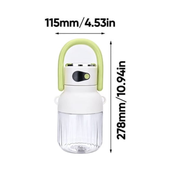 Wo-Fusoul Portable Blender, Usb Rechargeable Personal Blender, 6-blade Mini Blender for Shakes and Smoothies, Compact Blender for Travel, Gym, Office, Camping, 350ml