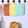 thumbnail image 2 of HBFAGFB Pot Holders and Oven Mitts Set for Kitchen, Hot Pads for Kitchen, 7.5" × 9"- Yellow, 2 of 4