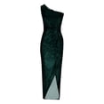 thumbnail image 3 of TIMIFIS Robe d'Été Décontractée Ample pour Femme Longue Robe Sans Manches Fendue Robes Maxi Robes d'Invitée de Mariage Robe d'Été à Fleurs Robes de Plage Décontractées Robe T-Shirt Décontractée Printemps, 3 of 4