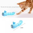 thumbnail image 4 of Wuffmeow Pet Cat Chases Chain Clockwork Cute Caterpillar Toys Rattle Interactive Game Pet Supplies, 4 of 8