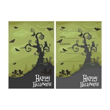 Halloween Invitation Cards Halloween Party Invitations With For Kids Adults 10pcs Invitation Cards For Halloween Scary Themed Parties
