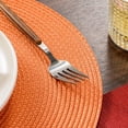 thumbnail image 3 of Placemat Round Braided Table Mats for Dining Rooms - Woven Washable Non 15 Inch for Everyday Use, 3 of 7