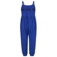 thumbnail image 4 of Girls Romper Sleeveless Rompers for Girls Loose Casual Rompers with Pockets Preppy Clothes 5-6 Y, 4 of 6