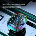 thumbnail image 4 of HOARBOEG 20W Car Bluetooth 5.0 Wireless Handsfree Car FM Transmitter Receiver Radio MP3 Adapter Player Clearance Sale, 4 of 9