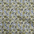 thumbnail image 1 of oneOone Cotton Silk Light Blue Fabric Abstract Geometric With Texture Fabric For Sewing Printed Craft Fabric By The Yard 42 Inch Wide, 1 of 4