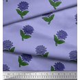 thumbnail image 2 of Soimoi Rayon Fabric Leaves & Floral Block Print Fabric by Yard 42 Inch Wide, 2 of 3