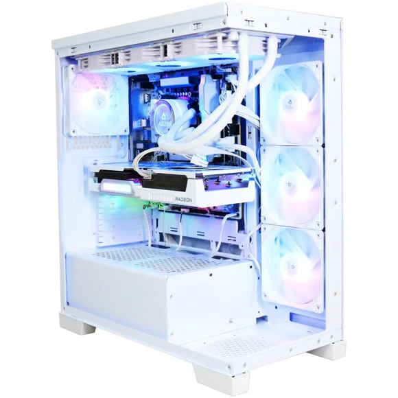 AZZA Gaming PC TABOR WHITE, Intel Ci5-14400, AMD RX9060XT 8GB WHITE, 16GBx1 DDR5, 1TB M.2 SSD, Windows 11 Home