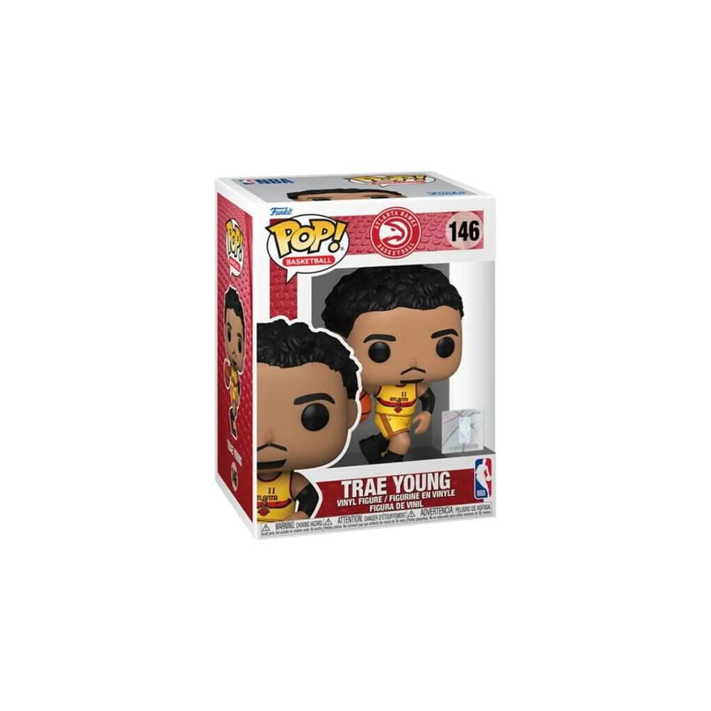 Funko Pop! Pop NBA HAWKS TRAE YOUNG (JERSEY Jaune) #146 Neuf
