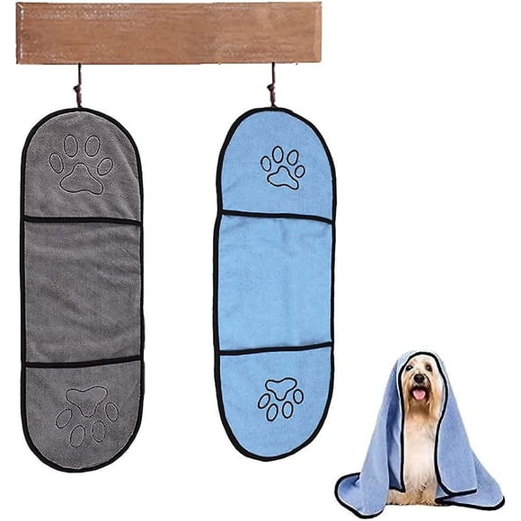 2 Pieces Dog Towel, Absorbent Pet Towels, Microfiber Dog Towel, Pet Towel, Absorbent Dog Towel