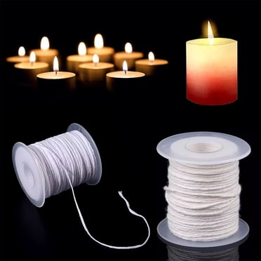 Fridja DIY Candle Wick Roll 61m Cotton Rope For Making Candles, Candle Core