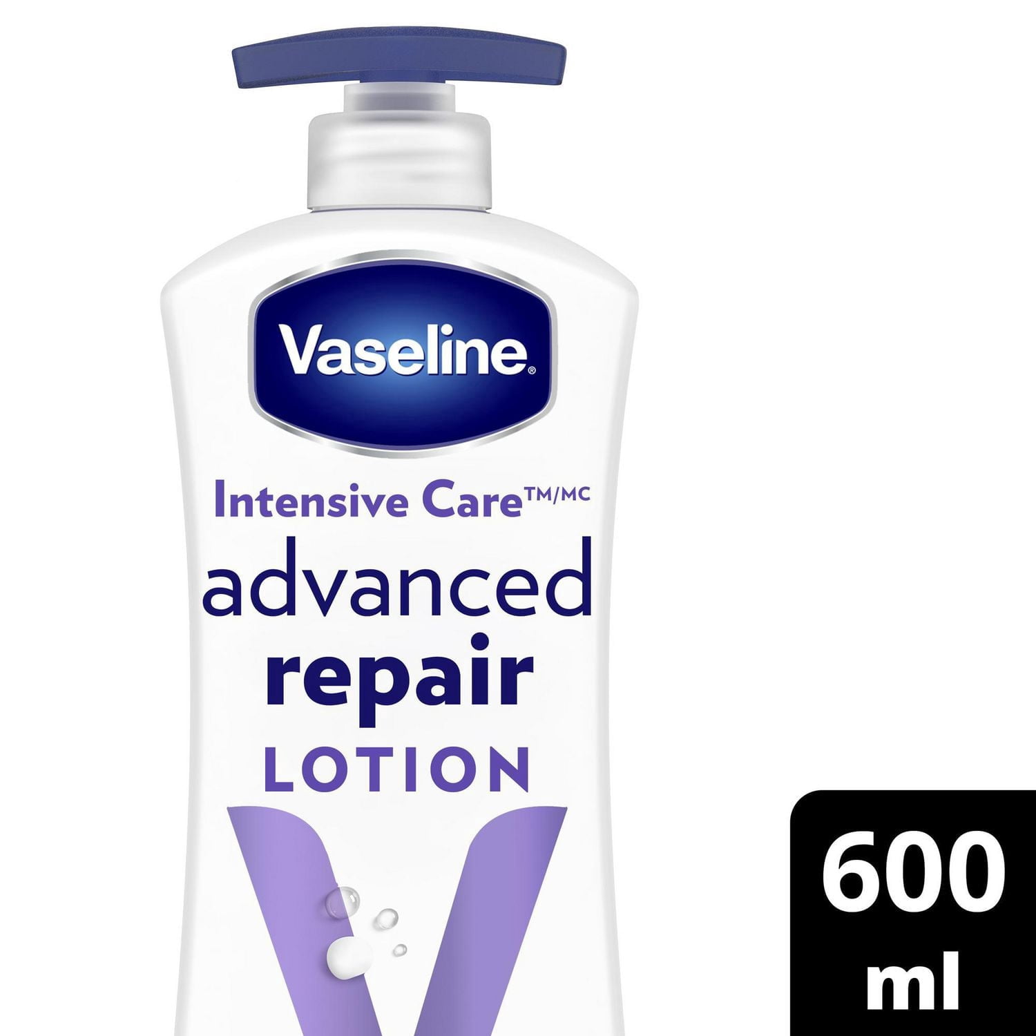 Vaseline Intensive Care Lotion Advanced Repair 48H Moisture, 600 ml