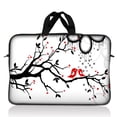 thumbnail image 1 of LSS Sac Pochette pour Ordinateur Portable 10,2 Pouces Rouge Noir Blanc Design Lovebirds, 1 of 1