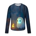 thumbnail image 4 of Pisexur Chandails en Molleton d'Halloween pour Hommes, Chandails en Molleton Graphiques Surdimensionnés, Manches Longues, Chandail Décontracté, Col Rond, Grande Taille, P-6TG, 4 of 5