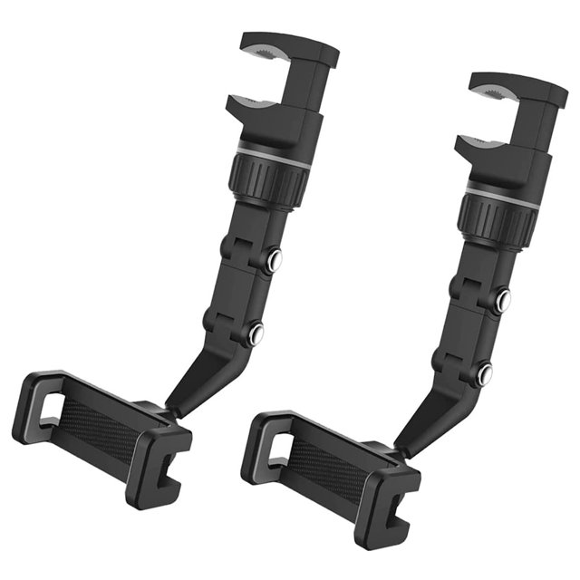 Mistaha Support de Téléphone pour Rétroviseur Plein Angle 2 Pack pour Voiture Support Multifonctionnel
