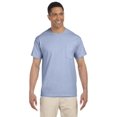 thumbnail image 1 of Gildan T-Shirt Adulte Ultra Coton 6 oz avec Poche - Bleu Clair - 2TG, 1 of 1