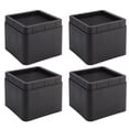 thumbnail image 1 of Samfox Pied de Meuble, 4 Pcs Pieds Carrés Empilables Durables pour Surélevés de Lit, Pieds de Meuble Anti-Humidité, 1 of 7