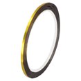 thumbnail image 1 of Unique Bargains Gold Tone Metalized Tape Decoration Tape 1/8 Inch x 55 Yards 6 Pack, 1 of 6