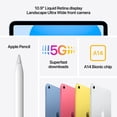 thumbnail image 3 of Apple 2022 iPad 10,9 Po (Wi‐Fi + Cellulaire, 64 Go) - Argent (10e Gén.), 3 of 6