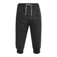 thumbnail image 2 of Summer Men Gym Workout Jogging Middle Pants Fit Elastic Casual Sportswear, 2 of 9