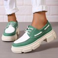 thumbnail image 3 of Dakaela Chaussures Oxford à Bout Golf à Lacets pour Femmes Plateforme Vintage Bout Rond Mocassins à Enfiler Mode Mary Jane, 3 of 6