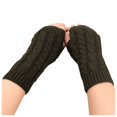 thumbnail image 2 of Harpily Women's Winter Knitted Stretch Keep Warm Riding Gloves with Mobile Phone, 2 of 2