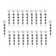 thumbnail image 3 of 20Pcs Golfing Tees Golf Tees Golf Ball Holder for Exercise Decrease Balls Rotary Black, 3 of 9