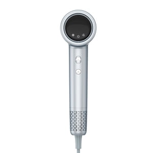 High-Speed Hair Dryer with 110,000 RPM Brushless Motor and Negative Ions, Professional Ionic Blow Dryer for Fast, Frizz-Free Drying with Magnetic Attachments