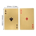 thumbnail image 4 of Gold Deck of Cards, Gold Playing Cards, Gold Waterproof Playing Cards, Poker Cards, Deck of Waterproof Cards, Washable Flexible, Use for Party and Game, 4 of 9