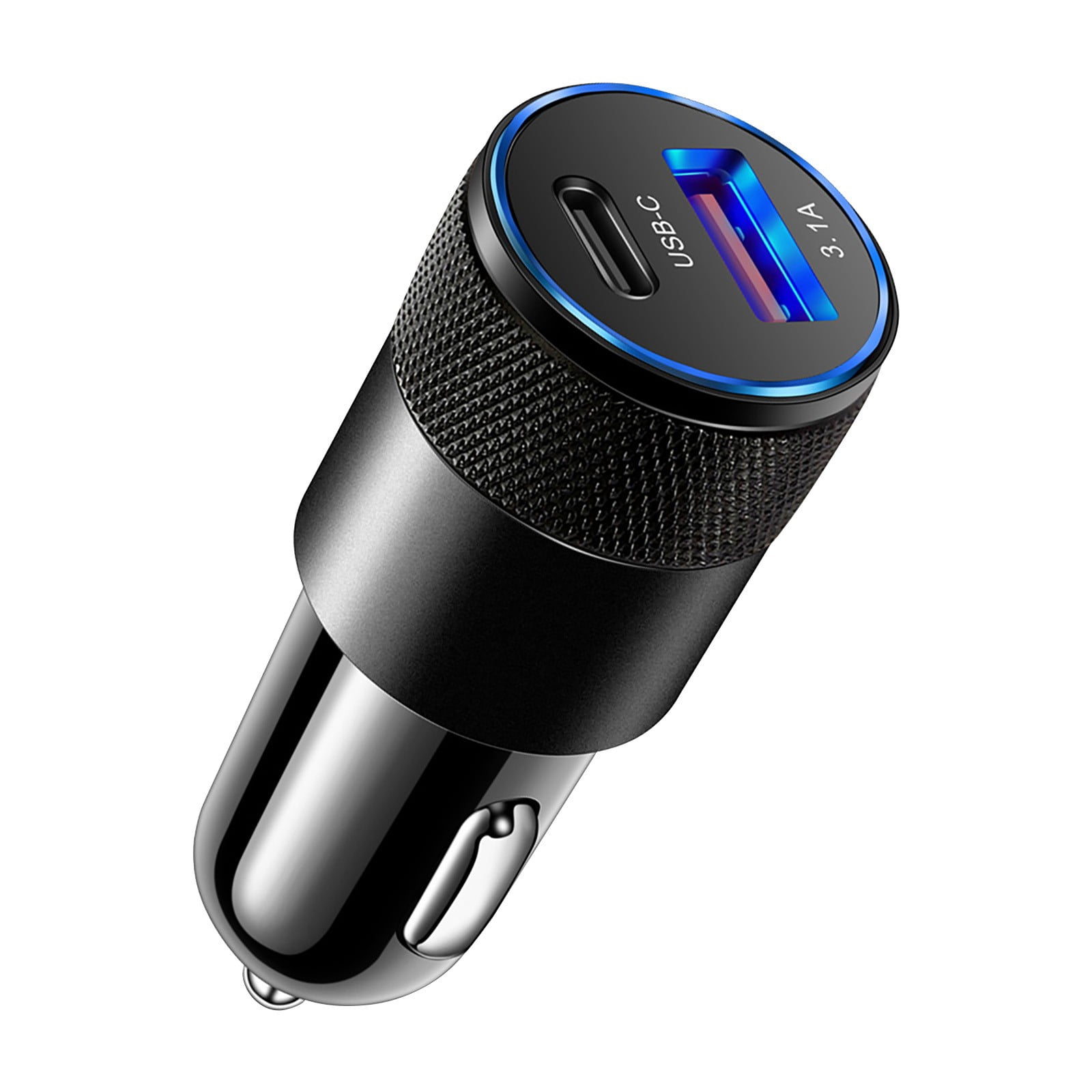 Bdday USB Car Charger USB+PD Type-C 15W Car Charger Charging Adapter For S22