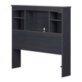 thumbnail image 2 of South Shore Navali Twin Bookcase Headboard with Storage, in Blueberry, 2 of 12