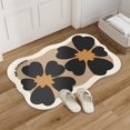 thumbnail image 4 of Diatomite Absorbent Floor Mat | Non Slip Bathroom Door Mat | Quick Dry Microfiber Rug for Shower, Vanity, & Pets | Multi-Use | 15.74x23.62in | Soft, Thick, Machine Washable | 1 Pack, 4 of 6