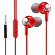 WIFKLSIIPG Earphones in Ear Headphones with Microphone 3.5mm Wired Earbuds for Ios and Android Smartphones Laptops Mp3 Gaming Walkman