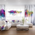 thumbnail image 3 of Design Art Houston Skyline Canvas Print, 3 of 3