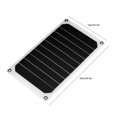 thumbnail image 2 of Herwey Mobile Solar Charger,Portable 10W Outdoor IP64 Waterproof Solar Panel Mobile Power Charger 5V USB Output, 2 of 8