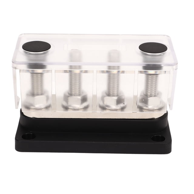 POWER DISTRIBUTION JUNCTION POST 4-TERMINAL BUS BAR FOR CARS BOATS RVs