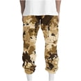 thumbnail image 3 of WRKEKC Cargo Pants for Men Camouflage Elastic Waist Straight Leg Drawstring Pocket Work Pants for Gear, 3 of 7