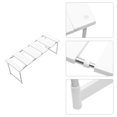 thumbnail image 2 of Stainless Steel Plastic Oven Stand Metal Microwave Stand Tabletop Oven Rack Under Sink Storage Rack, 2 of 8