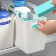 thumbnail image 4 of Bathroom Storage Cabinet,Household Plastic Sundries Storage Basket Desktop Cabinet Rectangular Small Basket Home Transparent Bathroom Storage Basket,Small Bathroom Storage Cabinet, 4 of 8