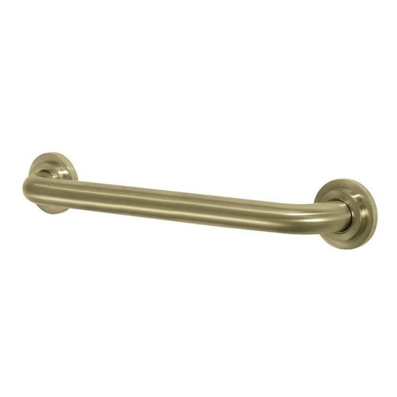 Kingston Brass DR414187 Manhattan 18" Decorative Grab Bar Brushed Brass