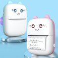 thumbnail image 2 of Portable Mini Thermal Printer Wirelessly BT 203dpi Photo Label Memo Wrong Question Printing with USB Cable imprimante portable ,Multi-Format Printing, 2 of 7