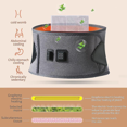 thumbnail image 2 of Heated Lumbar Belt, Graphene Electric Heating Belt, Back Heating Pad With 3 Temperature Levels, Against Back Pain & Sciatica, 2 of 5