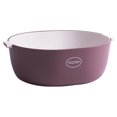 thumbnail image 1 of Tignapoo Wuming Multi-Functional Strainer for Fruits and Vegetables - Deep Red U-Shaped Kitchen Drain Basket, Detachable Design, Large Capacity, Eco-Friendly PP Material, Easy Carry Handle, Non-Slip, 1 of 6