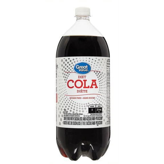 Great Value Bouteille de Cola Diète, 2L